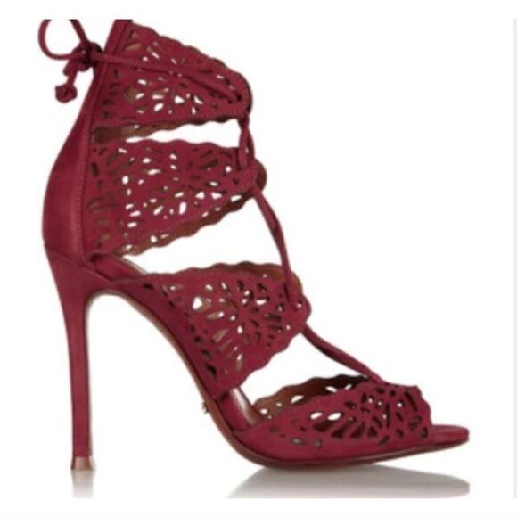 Schutz Lace-up Cutout Pumps Size 9.5 - Picture 1 of 11
